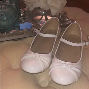 Girls White Dress Heels Kids Size 13